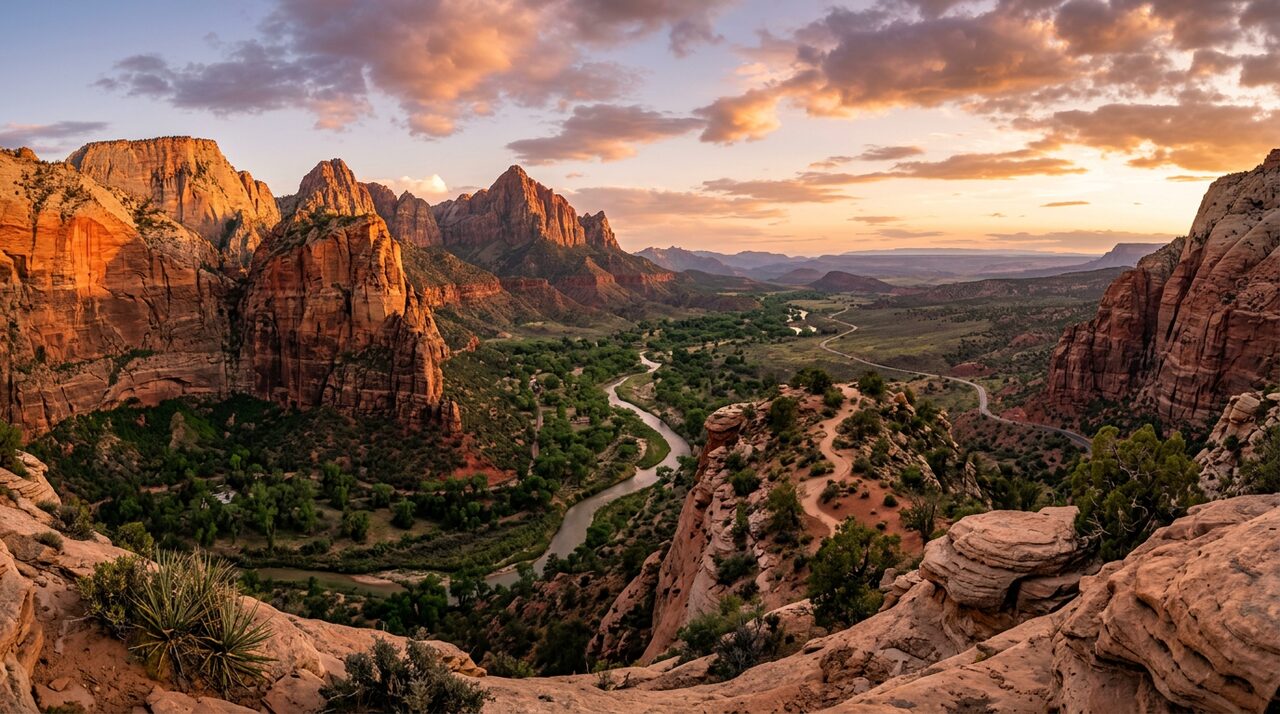 how far is zion national park from las vegas