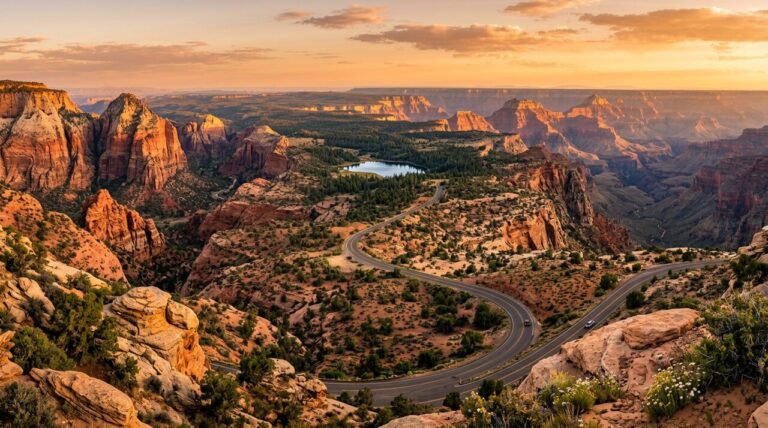 how far is zion national park from grand canyon