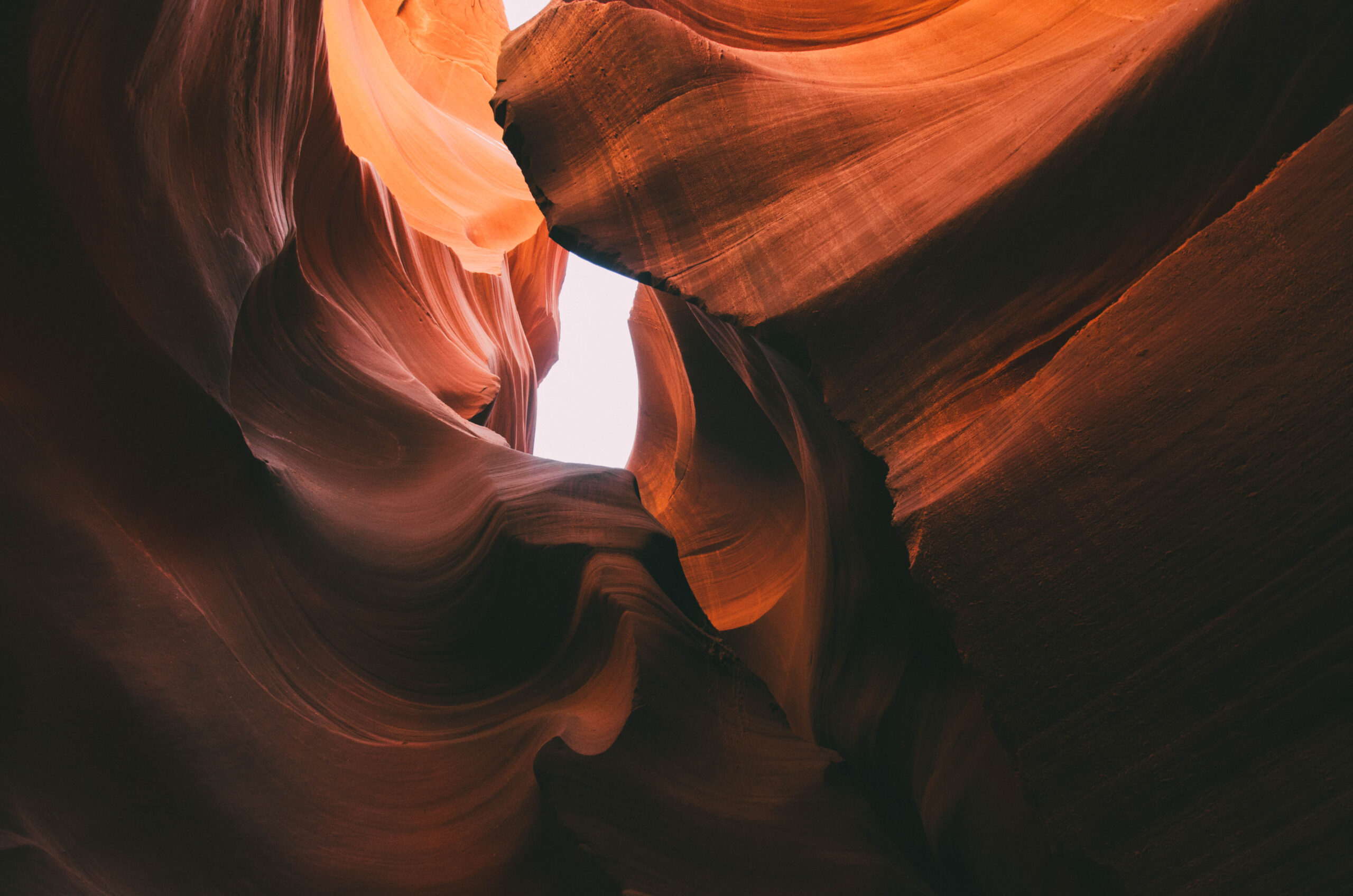 Light beams in Lower Antelope Canyon near Page, Arizona