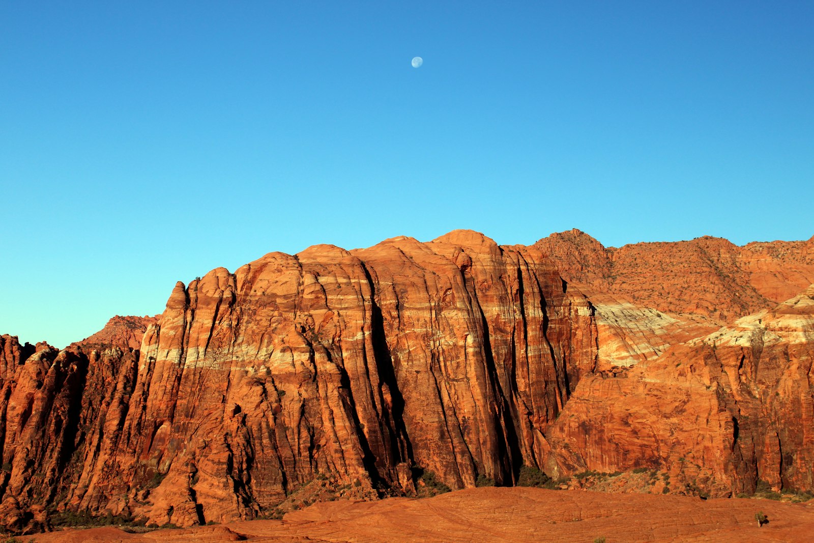 Red sandstone in Southern Utah's red-rock country near St. George